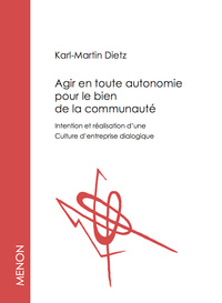 MENON-Titelbild: "Agir en toute autonomie pour le bien de la communauté" von Karl-Martin Dietz